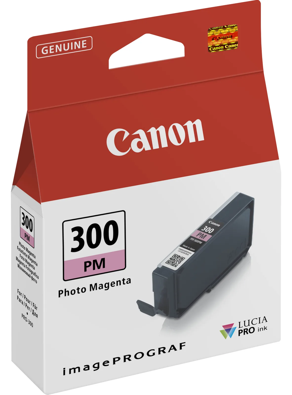 Canon PFI-300 PM - Photo Magenta - Original - Tintenbehälter, Ansicht 2