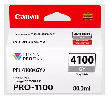 Canon PFI-4100 GY - 80 ml - Grau - original - Hängebox von LumaTech