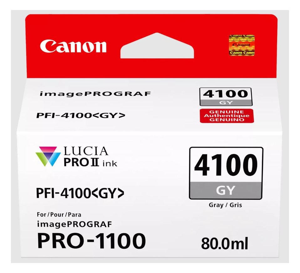 Canon PFI-4100 GY - 80 ml - Grau - original - Hängebox