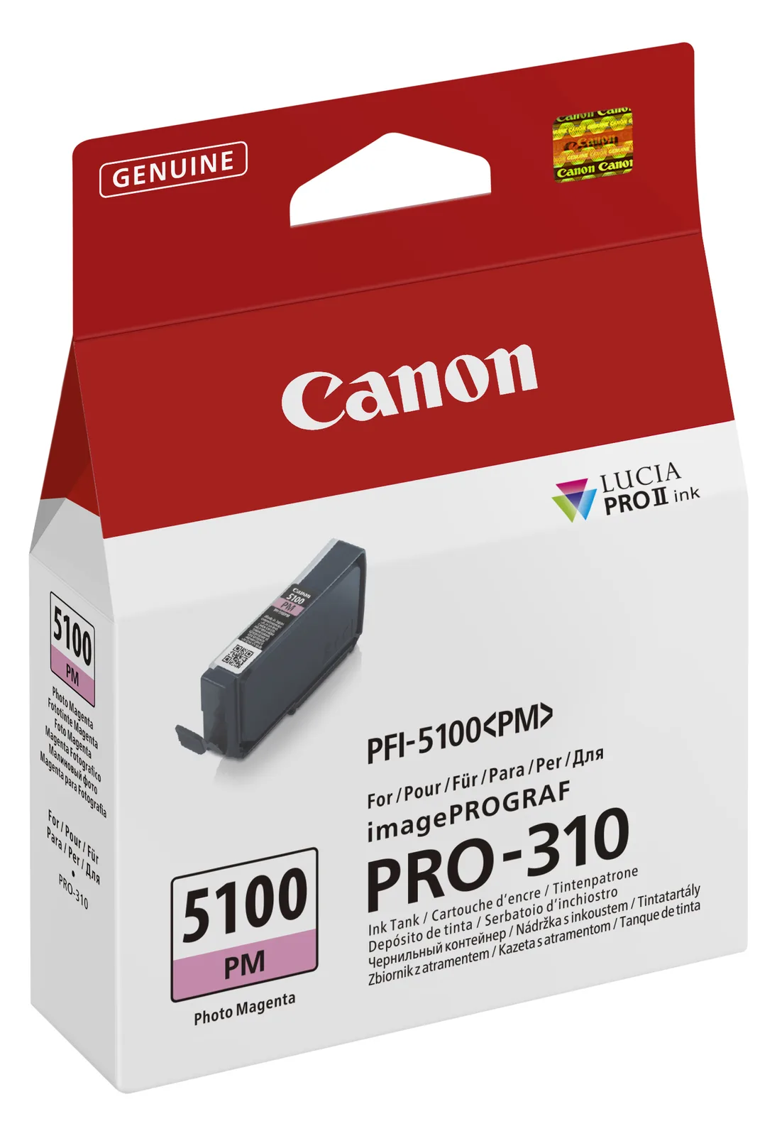 Canon PFI-5100 PM - 14.4 ml - Photo Magenta - original, Ansicht 2