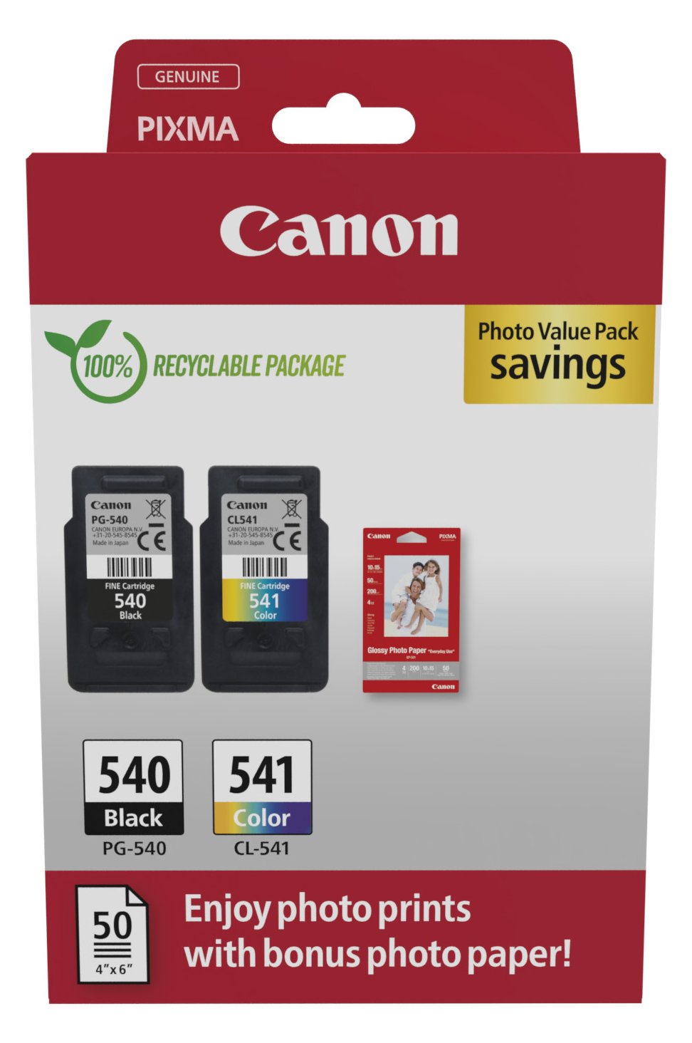 Canon PG-540/CL-541 Ink Cartridge PVP