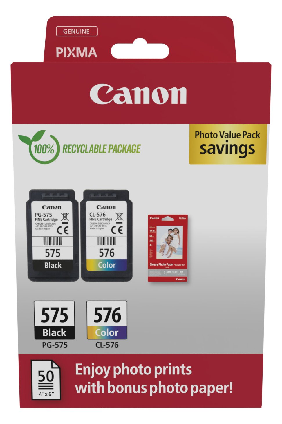 Canon PG-575/CL-576 Ink Cartridge PVP