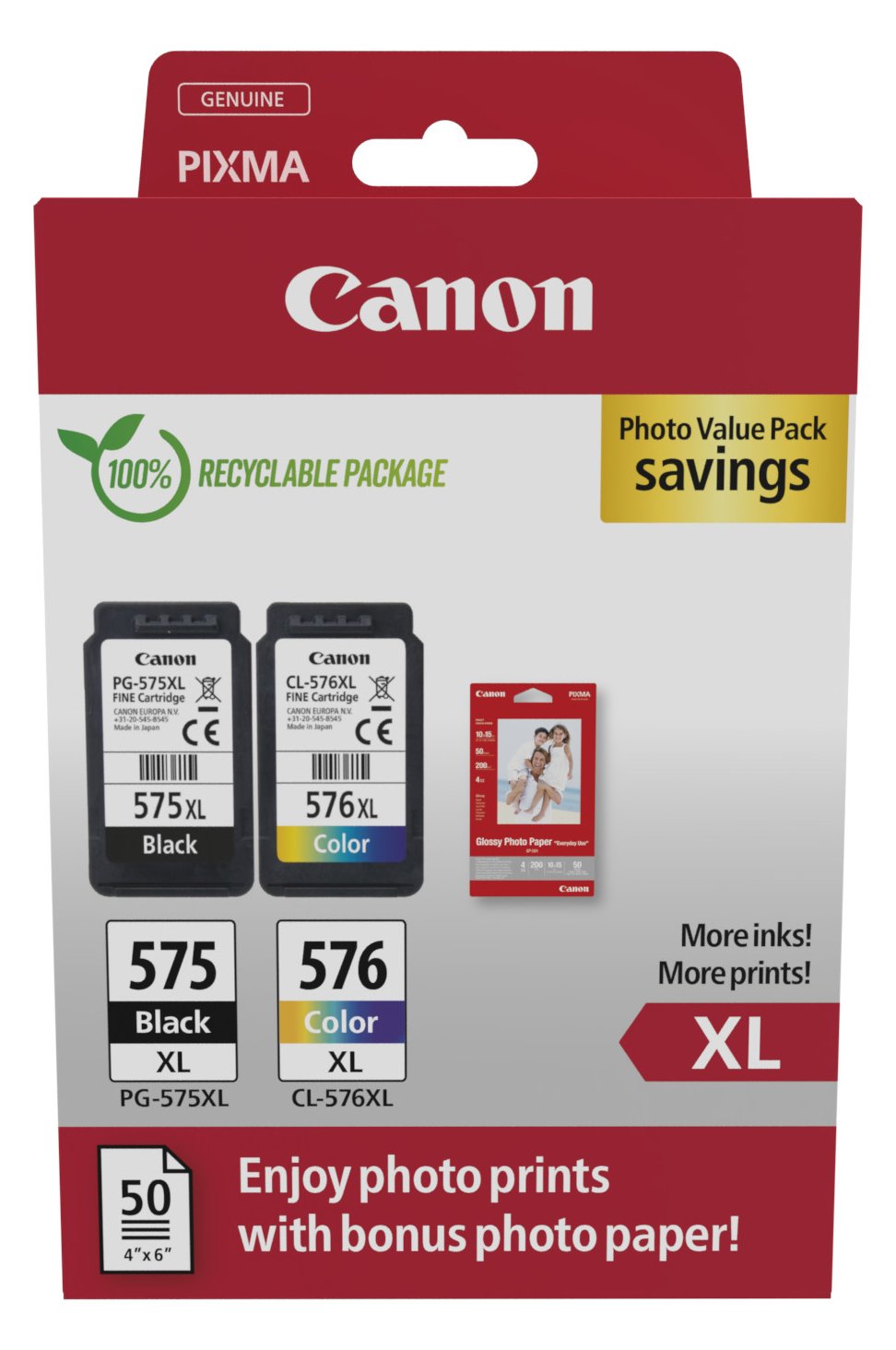 Canon PG-575XL/CL-576XL Ink Cartridge