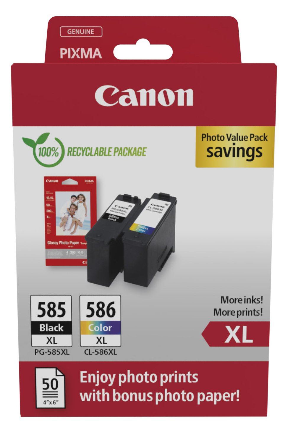 Canon PG-585 XL / CL-586 XL Photo Value Pack