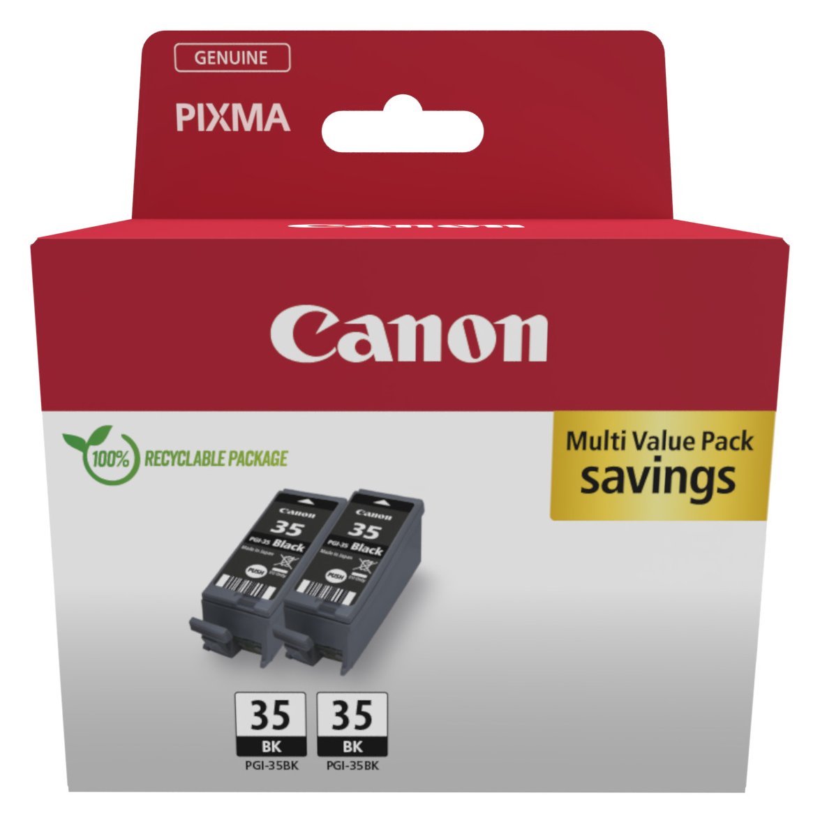 Canon PGI-35 Ink Cartridge Twin Pack - Tintenpatrone