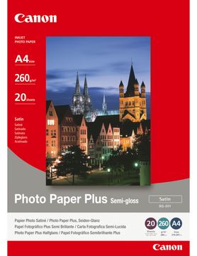 Canon Photo Paper Plus SG-201 - Halbglänzend - A4 (210 x 297 mm) von LumaTech