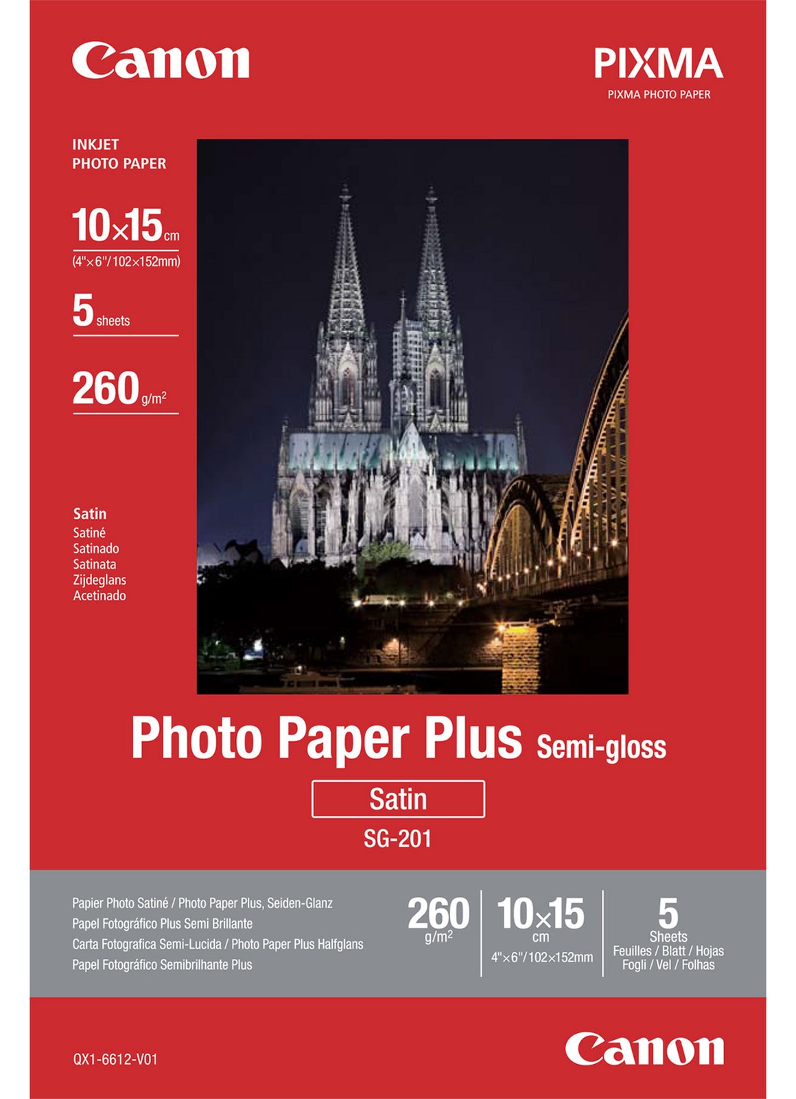 Canon Photo Paper Plus SG-201 - Halbglänzend satiniert von LumaTech