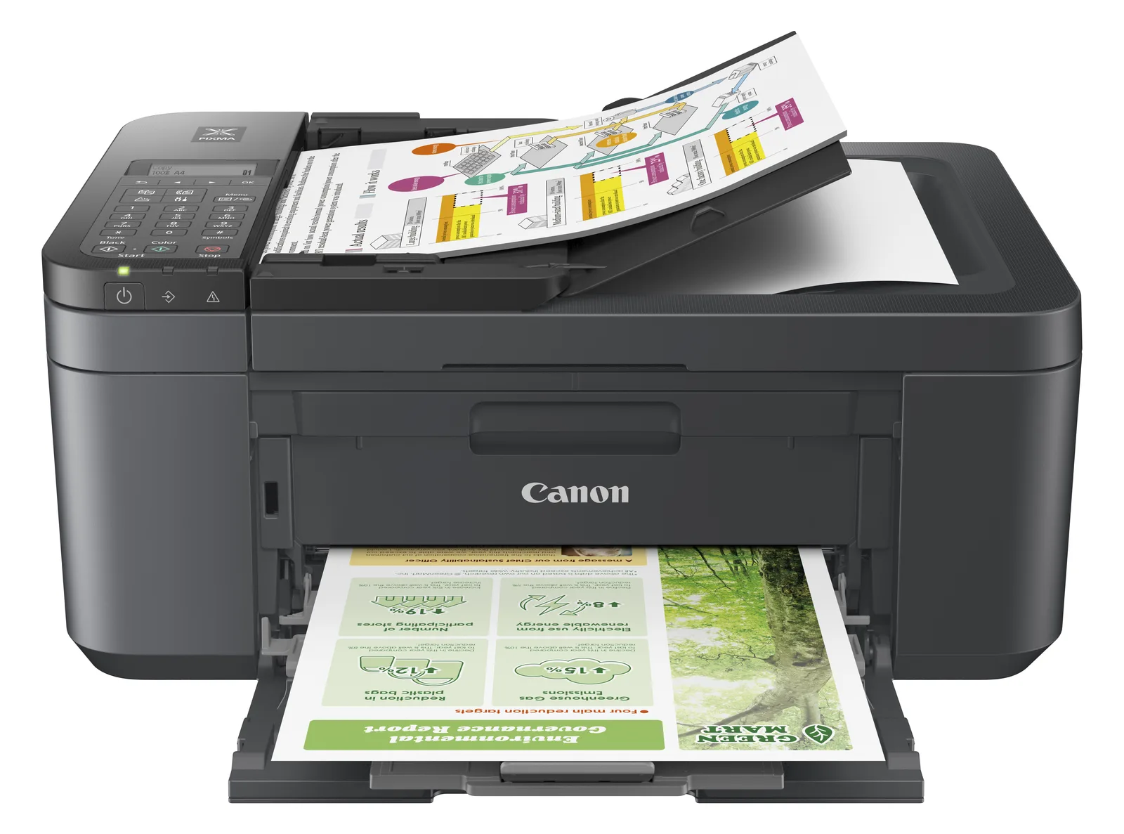 Canon PIXMA TR4755i - Multifunktionsdrucker - Farbe - Tintenstrahl - A4 (210 x 297 mm), Ansicht 4
