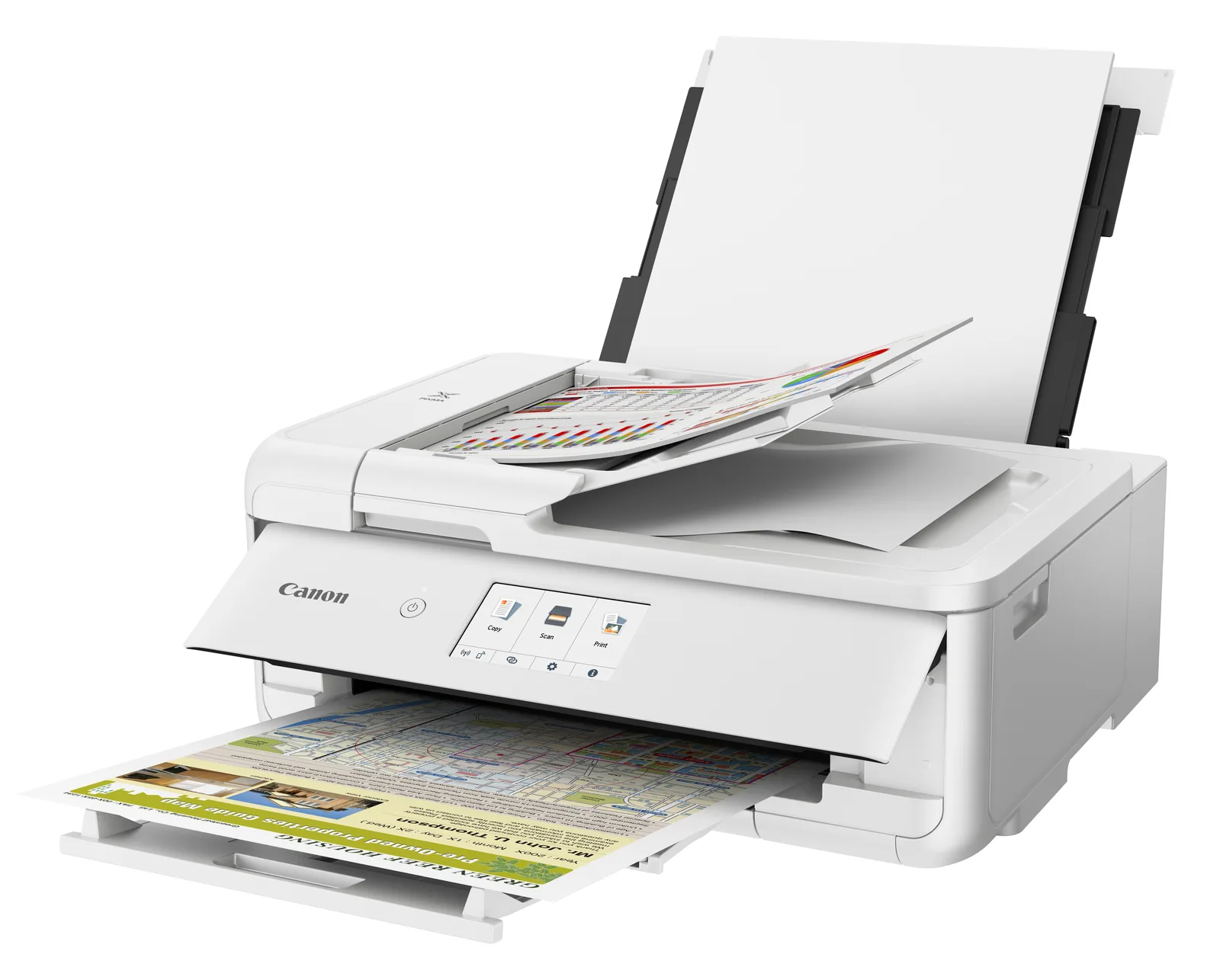 Canon PIXMA TS9551Ca - Multifunktionsdrucker - Farbe - Tintenstrahl - A4 (210 x 297 mm), Ansicht 2