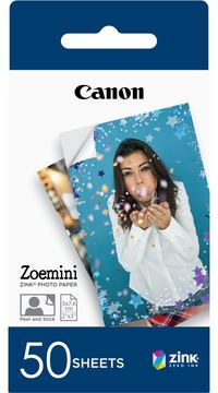 Canon ZINK - Selbstklebend - 50 x 76 mm 50 Blatt Fotopapier von LumaTech
