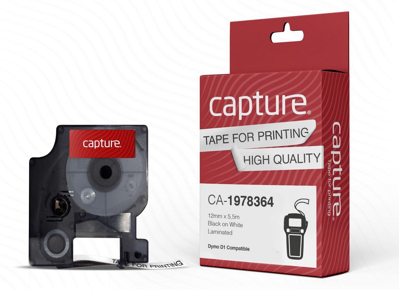 Capture CA-1978364 - Compatible with: - Dymo LabelManager 160 - Dymo LabelManager 280 - Dymo LabelManager 210D - Dymo…