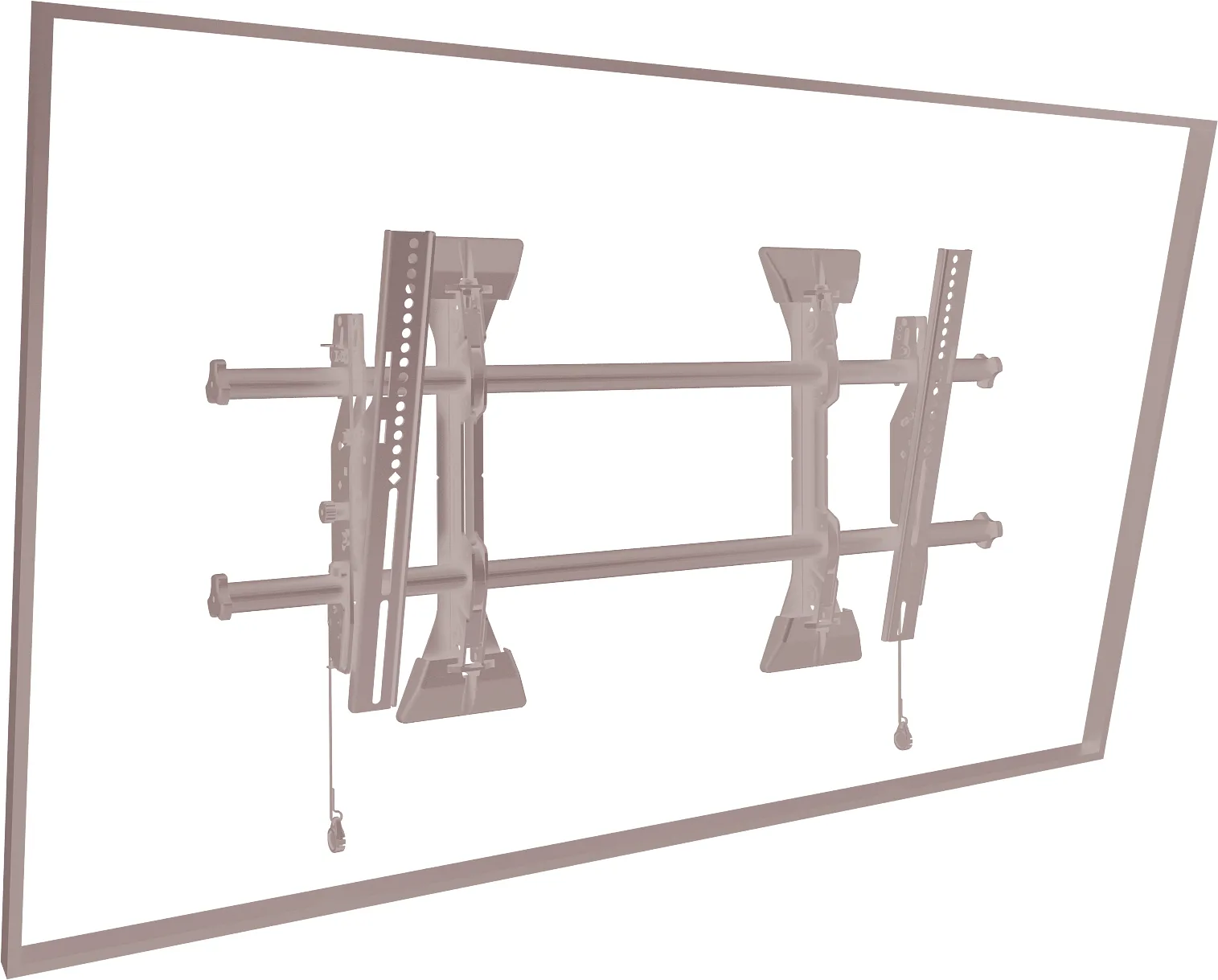 Chief Fusion Large Tilt Wall Mount - For Displays 42-86 - Black - Befestigungskit (Kippbare Wandhalterung), Ansicht 2