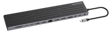 Conceptronic 14-1 Dock USB-C->2xHDMI DP 2xUSB-C 3xUSB-A+ sw von LumaTech