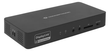 Conceptronic 17-1 Dock USB-C->HDMI DP 4K/60Hz GbE USB-C sw von LumaTech
