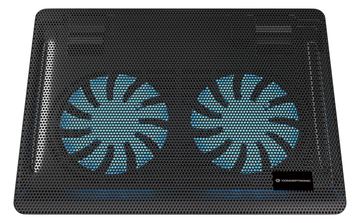 Conceptronic 2-Fan Cooling Pad 15.6 1000RPM max.3kg sw von LumaTech