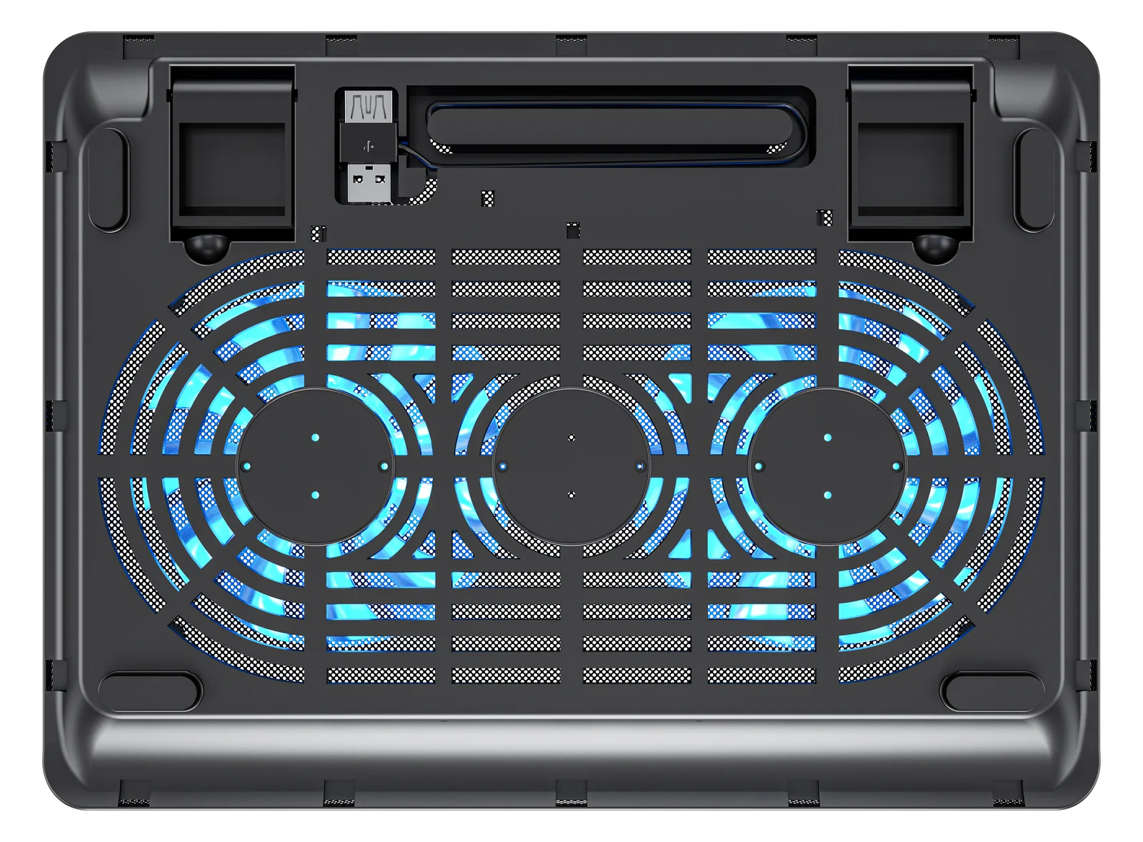 Conceptronic 2-Fan Cooling Pad 15.6 1000RPM max.3kg sw, Ansicht 2