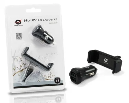 Conceptronic Auto-Netzteil - 2 A - 2 Ausgabeanschlussstellen (USB), Ansicht 3