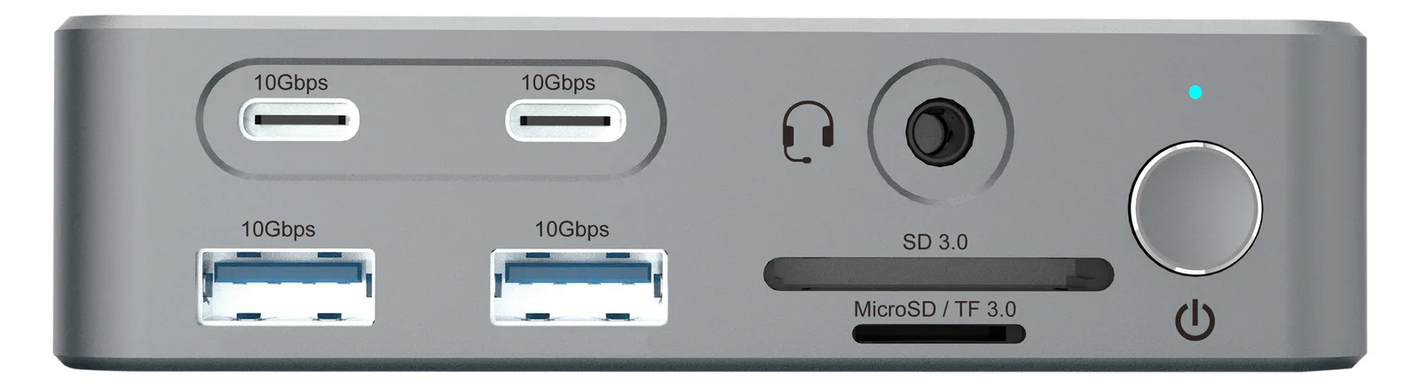 Conceptronic Dock USB-C->2xHDMI 2xUSB-C 4xUSB-A DP GbE LAN, Ansicht 4