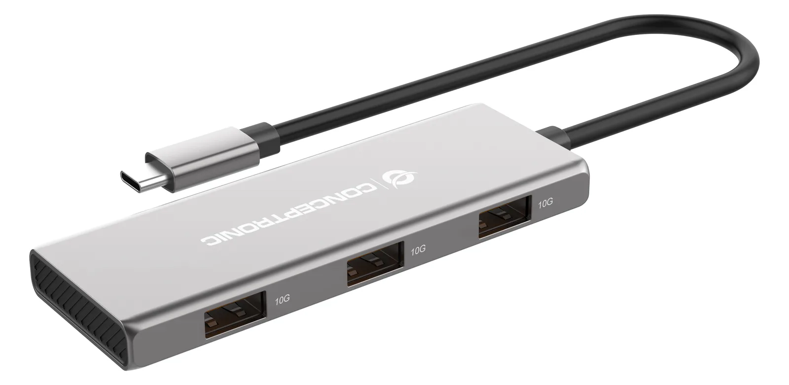 Conceptronic HUBBIES17G - USB 3.2 Gen 2 (3.1 Gen 2) Type-C - USB 3.2 Gen 2 (3.1 Gen 2) Type-A - USB 3.2 Gen 2(3.1 Gen 2), Ansicht 4
