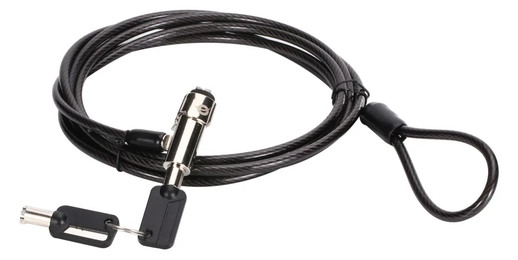 Conceptronic Sicherheitskabelschloss - keyed, nano lock slot, Ansicht 2