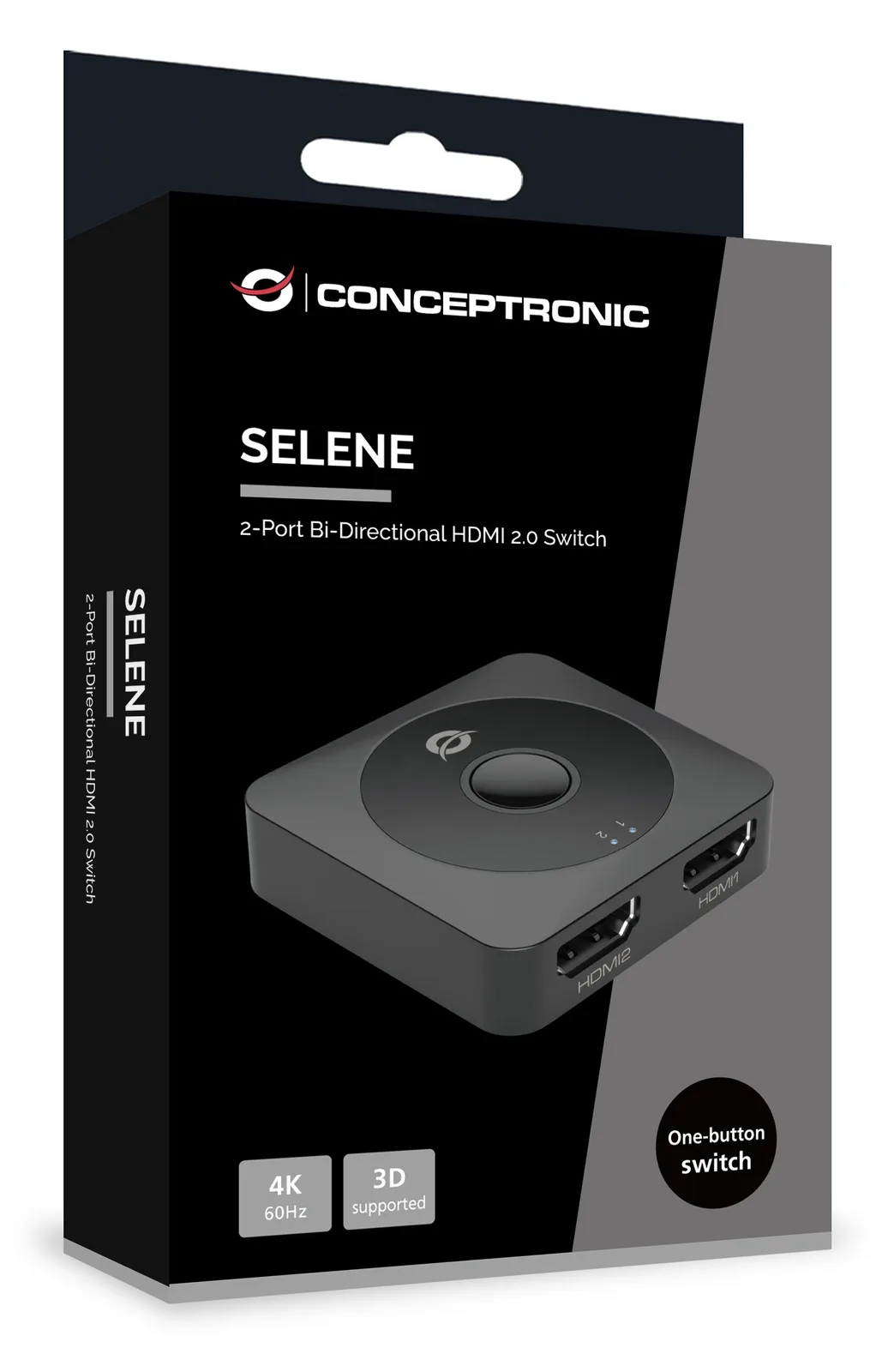 Conceptronic Switch Bi-Direktional HDMI Splitter 2-in-1 sw - Switch - 2-Port, Ansicht 4