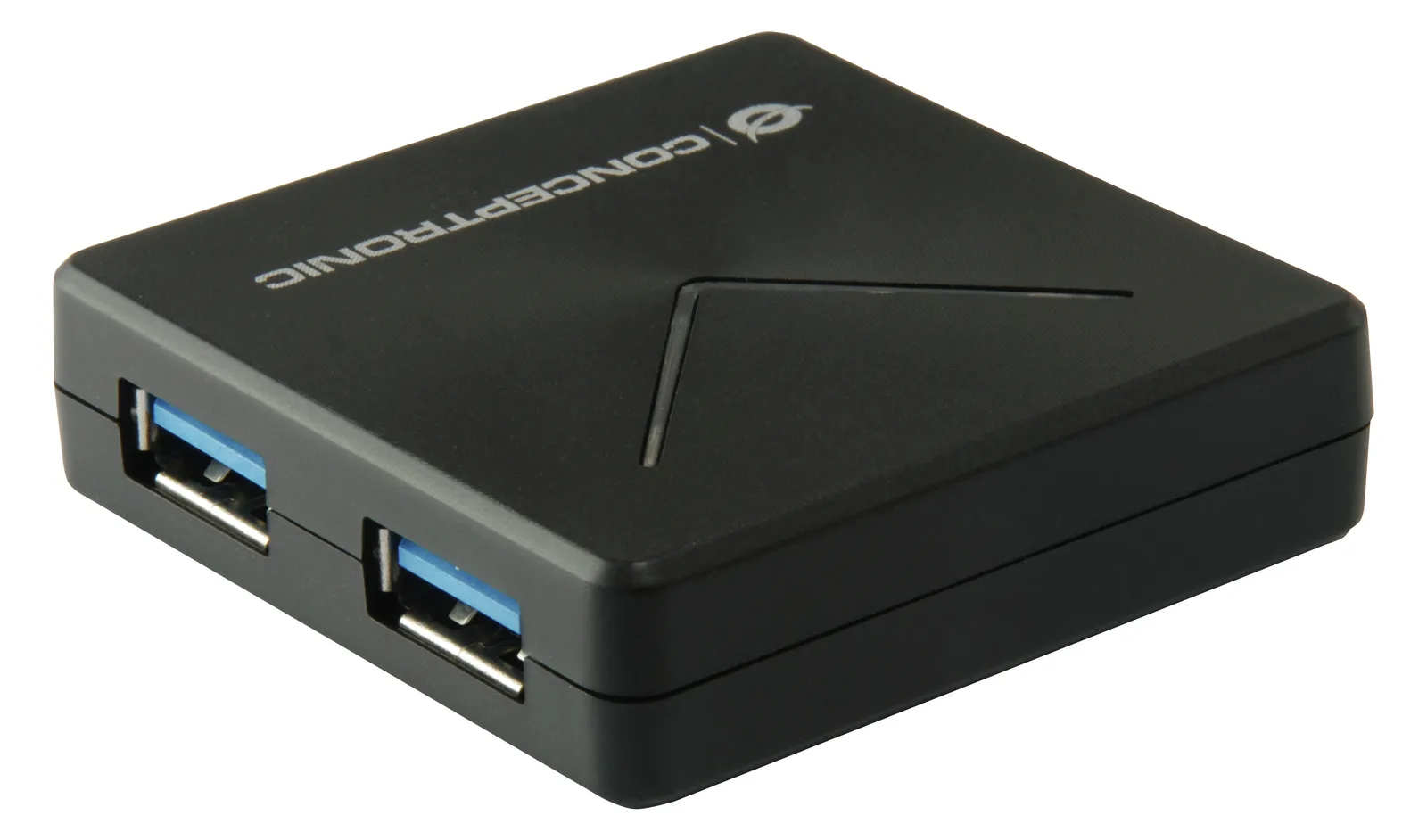 Conceptronic USB-Hub 4-Port 3.0 ->4x3.0+USB-B o.Netz. sw, Ansicht 2
