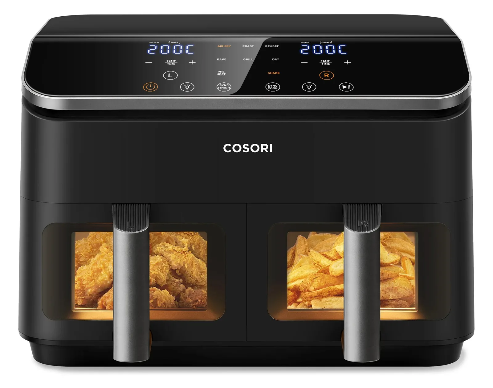 Cosori CAF-R 901-AEU Dual Basket Heißluftfritteuse, Ansicht 3