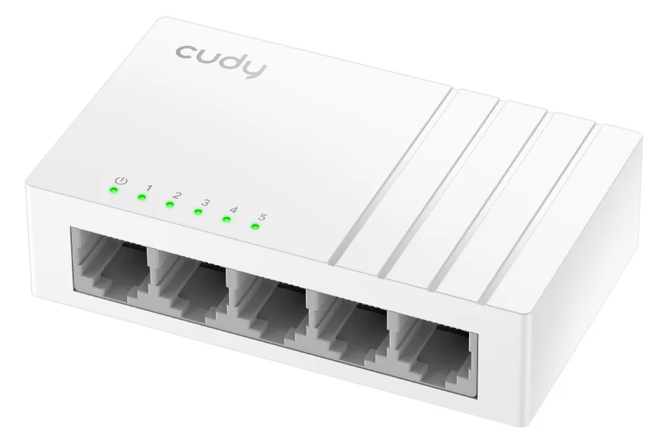 CUDY FS105D - Fast Ethernet (10/100) - Vollduplex, Ansicht 4