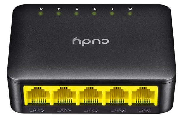 CUDY FS105D - Fast Ethernet (10/100) - Vollduplex