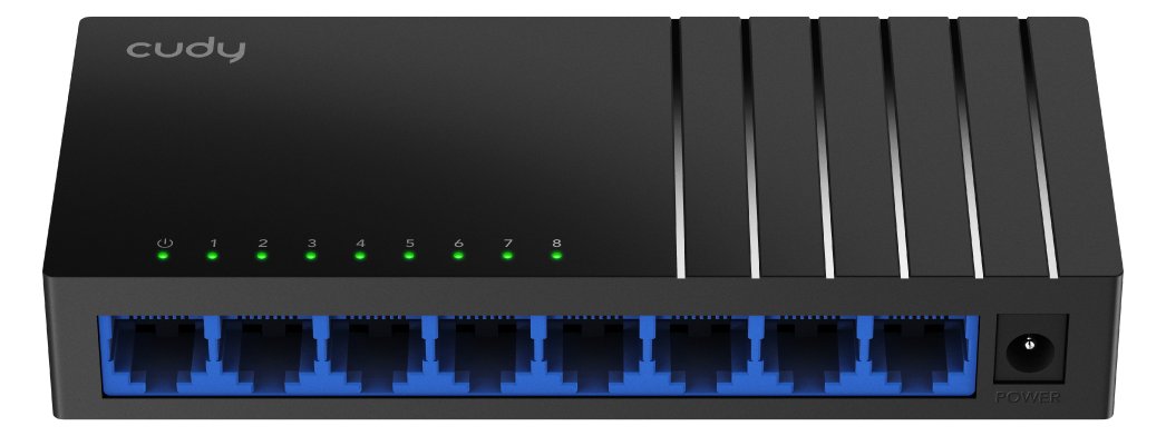 CUDY GS108D - Gigabit Ethernet (10/100/1000) - Vollduplex