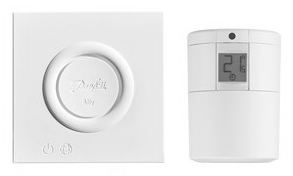 Danfoss Ally - 2400 MHz - 0 - 30 m - -10 - 55 °C - Amazon Alexa & Google Assistant - Kabellos - Weiß von LumaTech