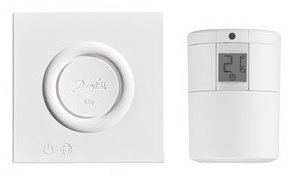 Danfoss Ally - 2400 MHz - 0 - 30 m - -10 - 55 °C - Amazon Alexa & Google Assistant - Kabellos - Weiß von LumaTech