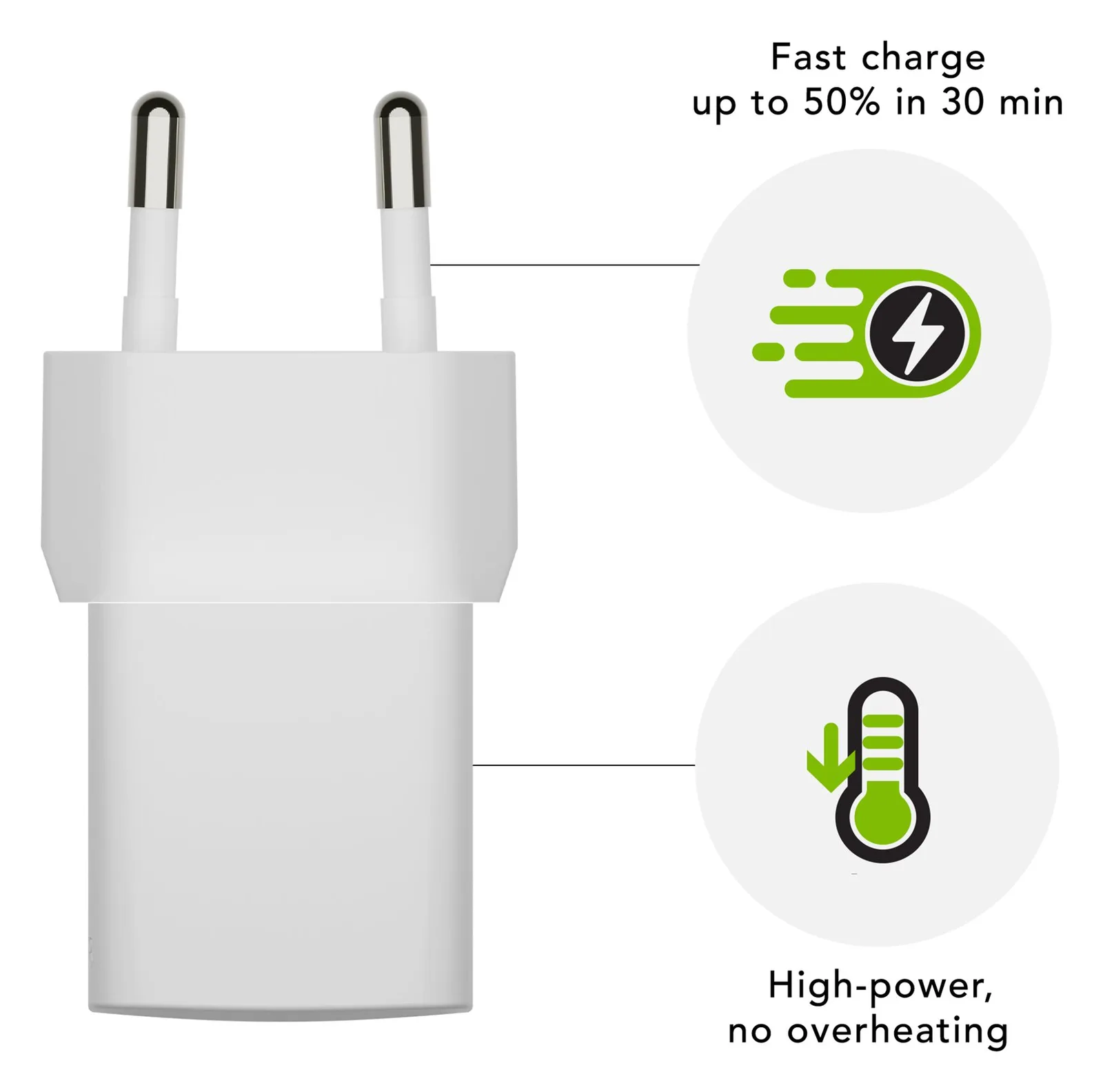 dbramante1928 re-charge - Netzteil - 30 Watt - PD, QC (24 pin USB-C), Ansicht 2