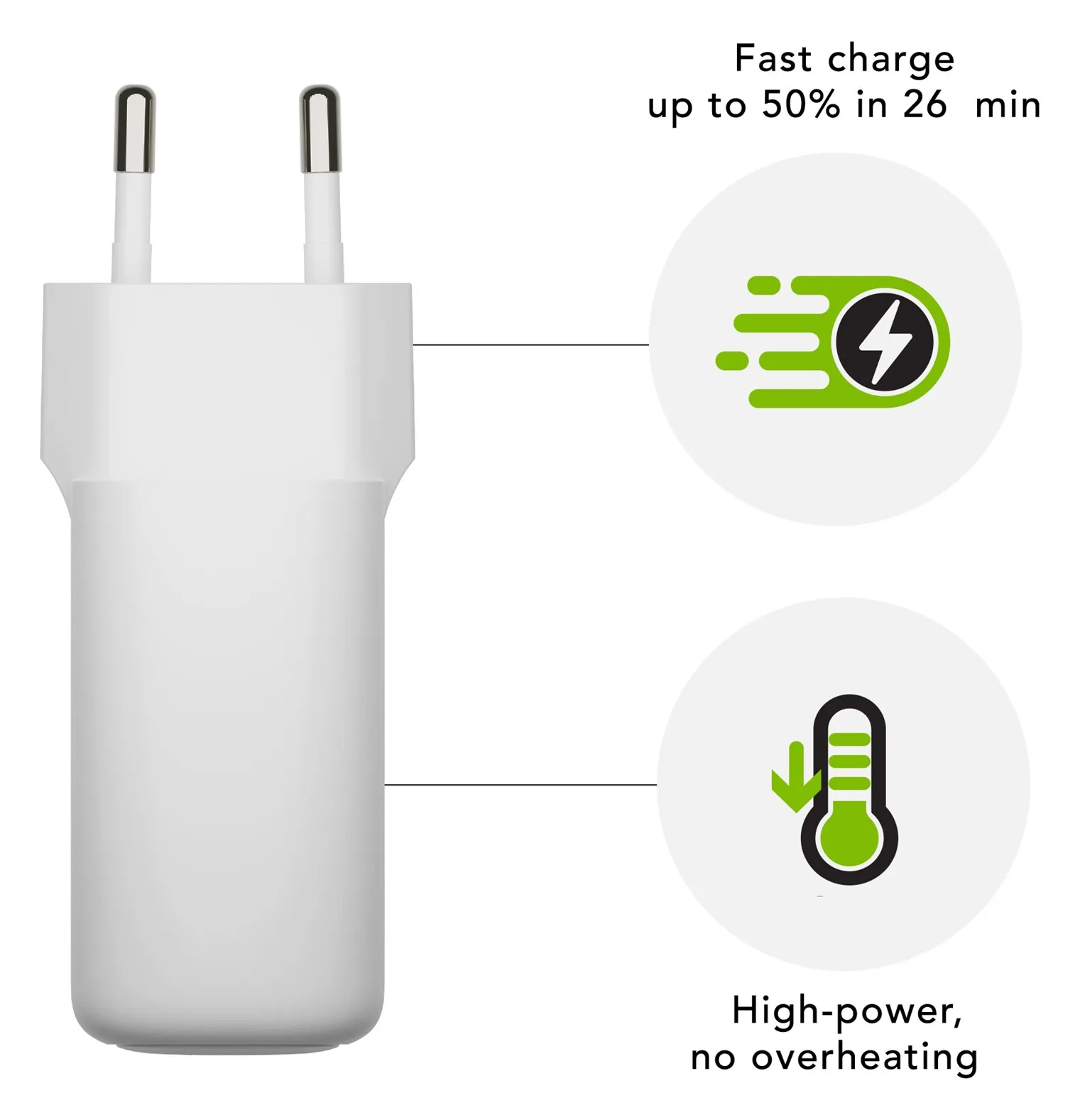 dbramante1928 re-charge - Netzteil - 45 Watt - PD, QC (24 pin USB-C), Ansicht 4