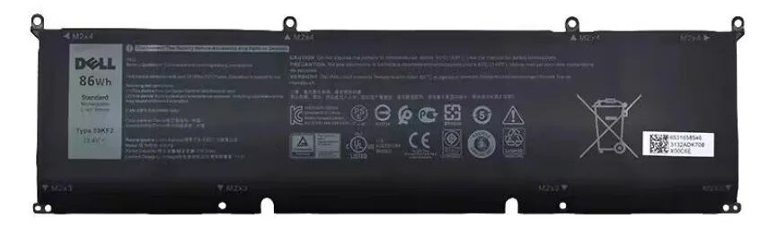 Dell Battery 86Wh Original - Akku - Batterie - 7.147 mAh, Ansicht 2