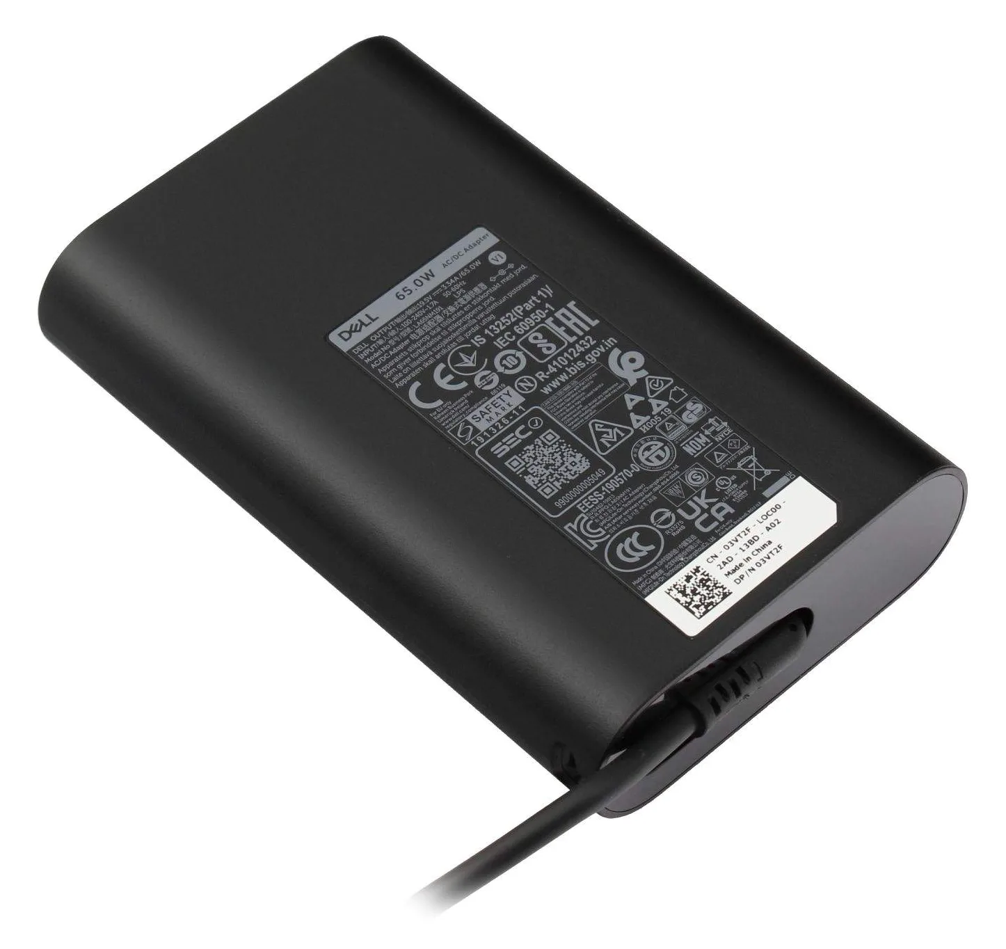 Dell Slim - Netzteil - 65 Watt - für Chromebook 3120, Ansicht 2