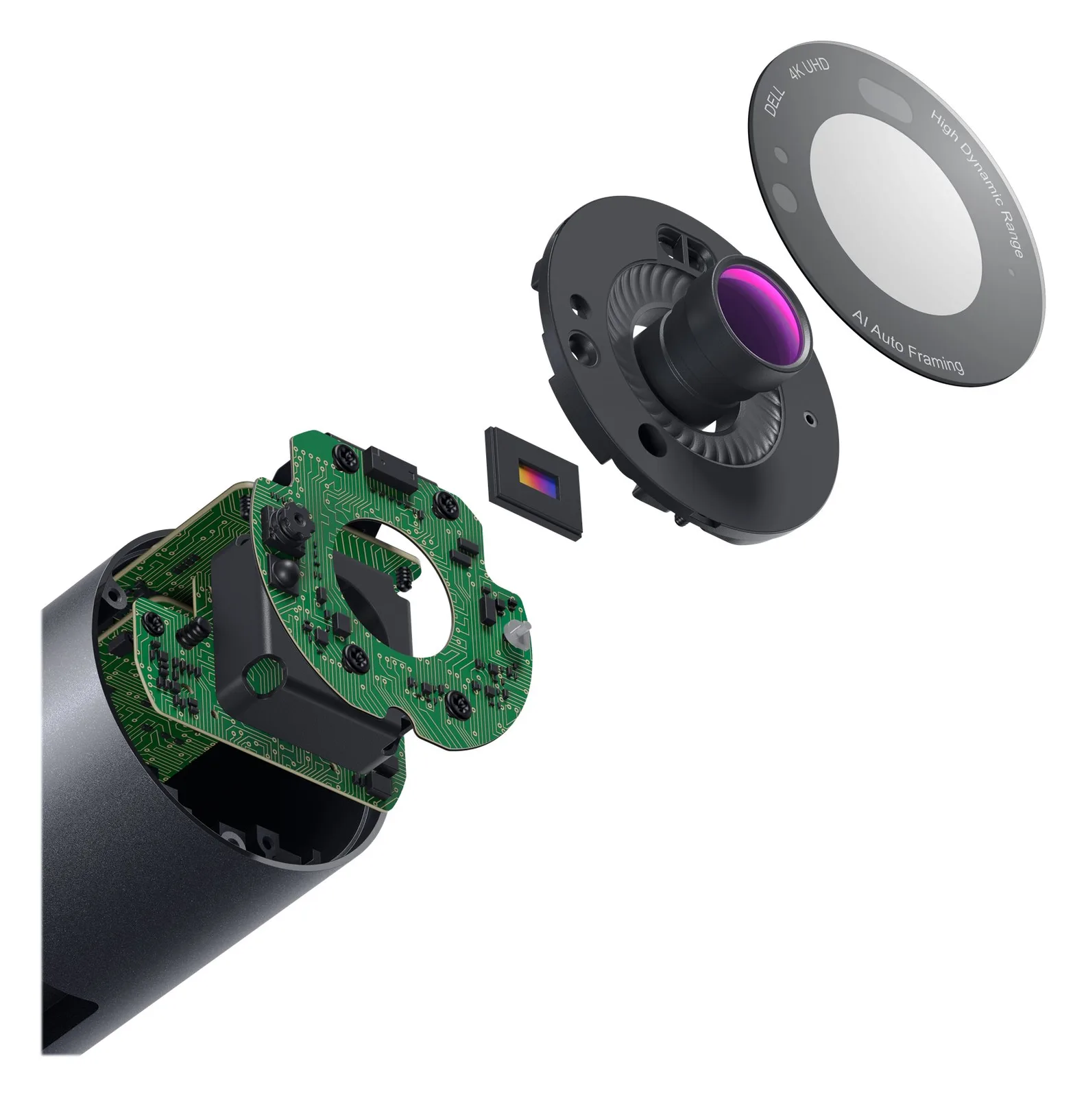 Dell UltraSharp WB7022 - Webcam - Farbe - 8,3 MP, Ansicht 4