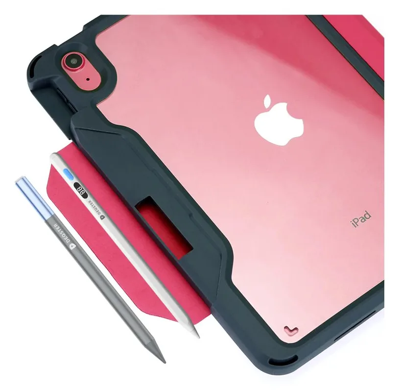 DEQSTER Rugged MAX Case 10.9 - für iPad 10te Gen. - Schutzhülle - starker Schutz - Robust - transparente Rückseite - Pink, Ansicht 3
