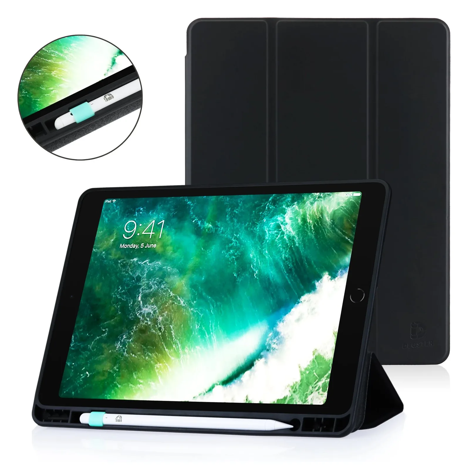 DEQSTER Slim Case 10.9  - für iPad 10te Gen. - Schutzhülle - mit Stifthalter - leicht - optimale Passform, Ansicht 3