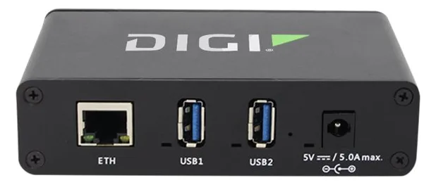 Digi International Digi AnywhereUSB 2 Plus - Hub - managed - 2 x USB 3.1 Gen 1 + 1 x 10/100/1000, Ansicht 2