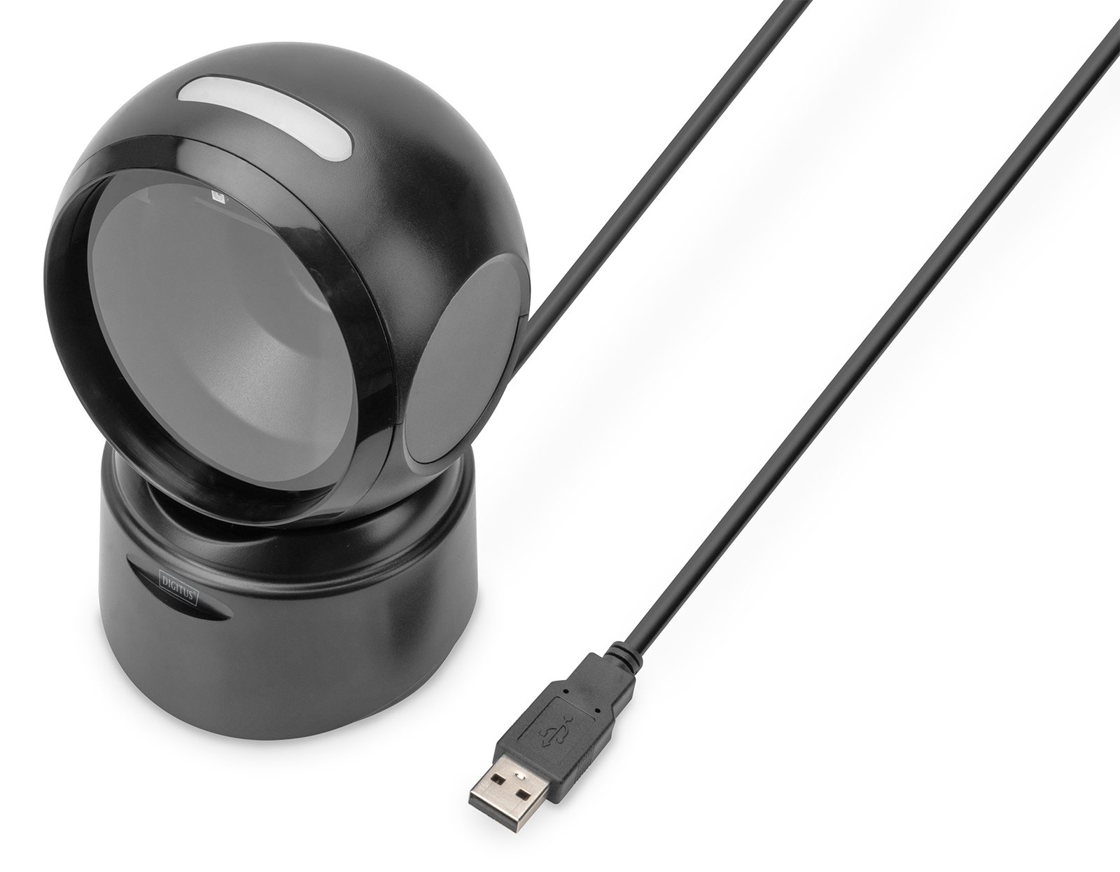 DIGITUS 1D 2D Desktop USB Barcode Scanner, QR-Code kompatibel