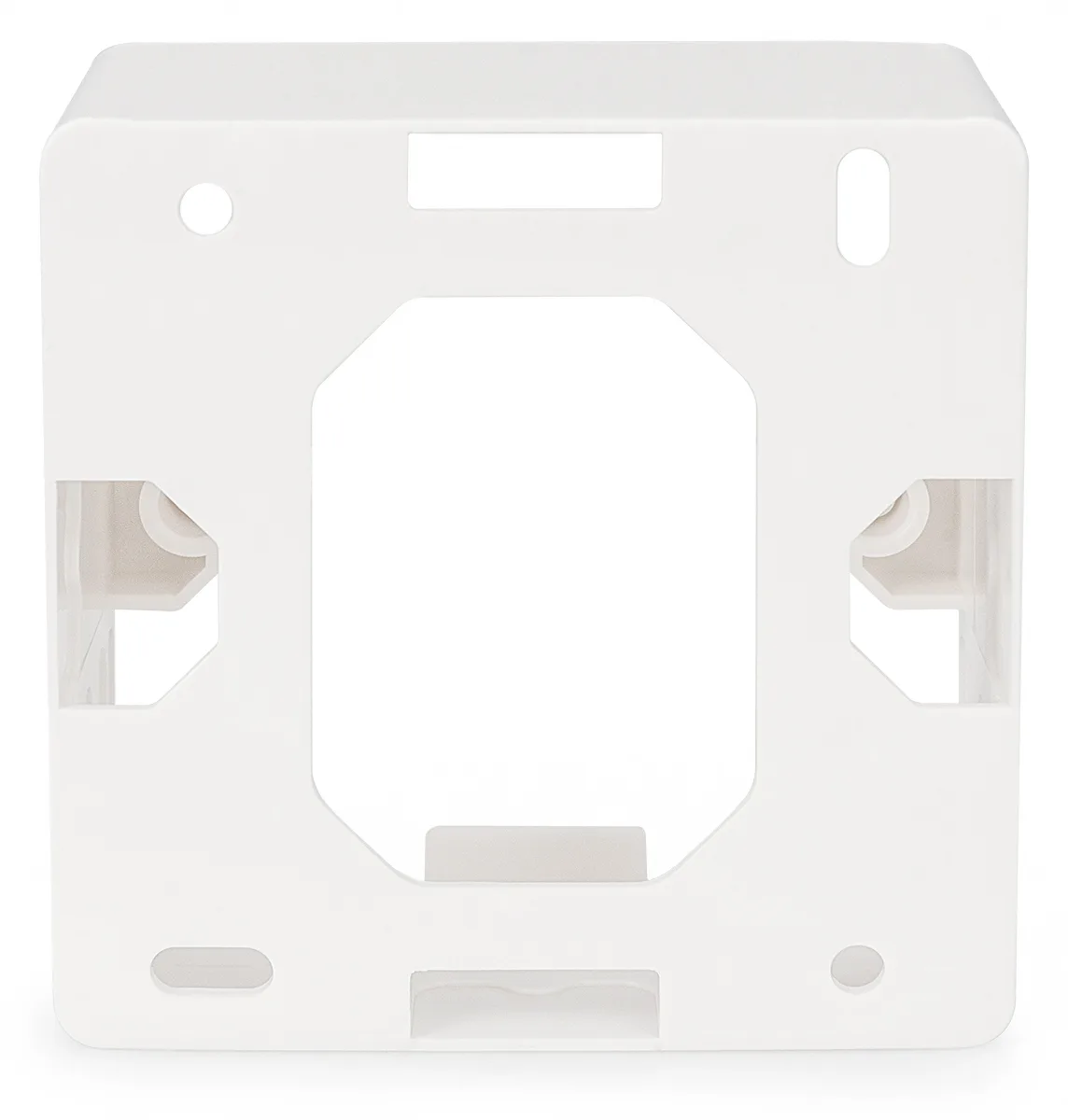 DIGITUS Aufputzrahmen für Keystone Leerdosen 80x80 mm, Deutscher Typ, Ansicht 2