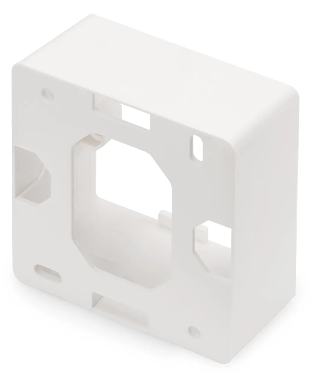 DIGITUS Aufputzrahmen für Keystone Leerdosen 80x80 mm, Deutscher Typ, Ansicht 4