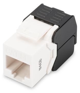 DIGITUS CAT 5e, Klasse D Keystone Modul, ungeschirmt, werkzeugfreier Montageanschluss von LumaTech