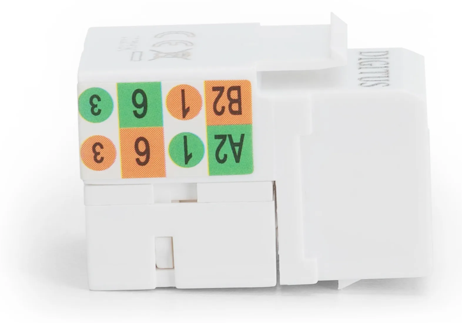 DIGITUS CAT 6, Klasse E Keystone Modul, ungeschirmt, Ansicht 3
