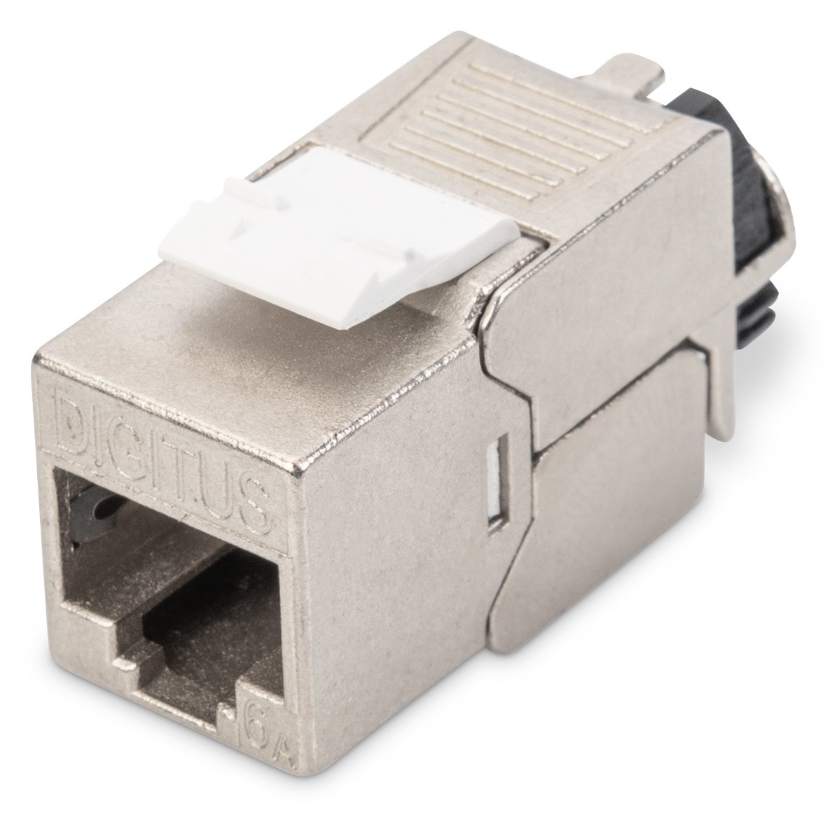 DIGITUS CAT 6A Keystone Modul, geschirmt mit intelligentem Kabelmanager