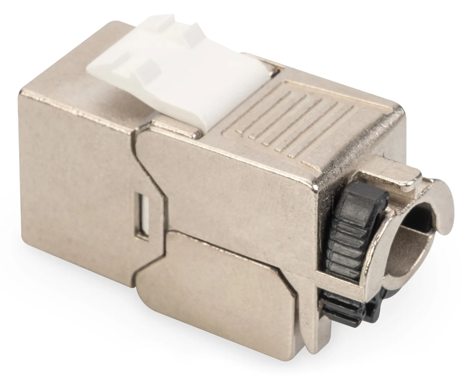 DIGITUS CAT 6A Keystone Modul, geschirmt mit intelligentem Kabelmanager, Ansicht 2