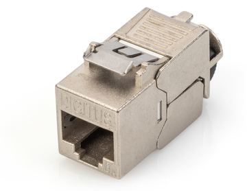 DIGITUS CAT 6A Keystone Modul, geschirmt mit intelligentem Kabelmanager, Set (24 Stück) von LumaTech