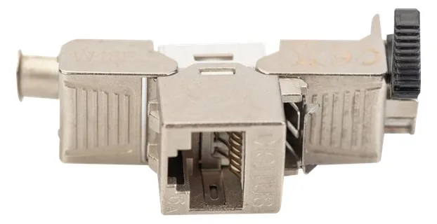 DIGITUS CAT 6A Keystone Modul, geschirmt mit intelligentem Kabelmanager, Set (24 Stück), Ansicht 3