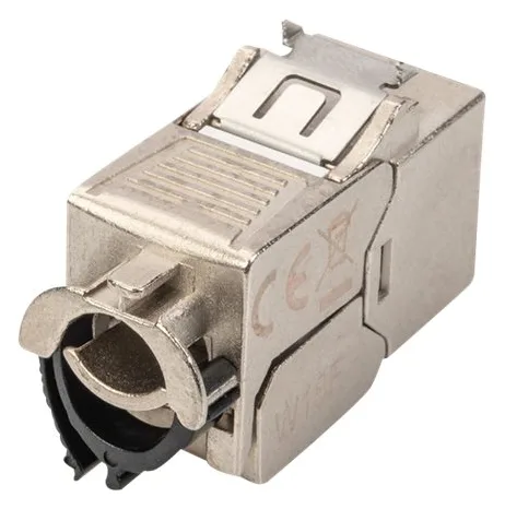 DIGITUS CAT 6A Keystone Modul, geschirmt mit intelligentem Kabelmanager, Set (24 Stück), Ansicht 4